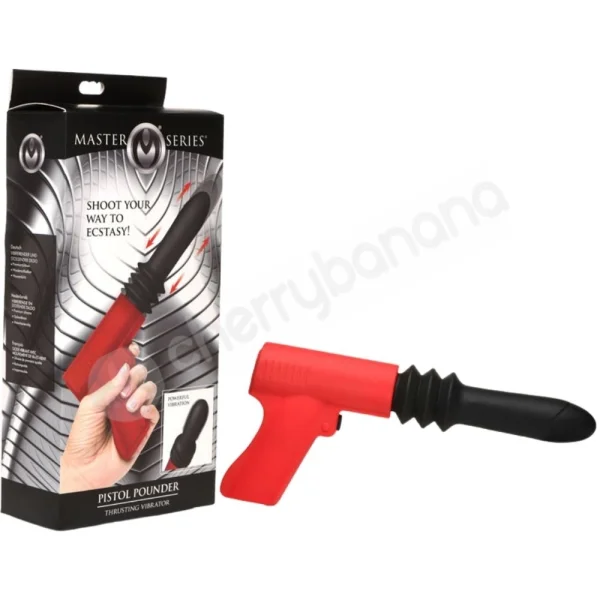 Master Series Pistol Pounder Thrusting Vibrator With Gun Handle