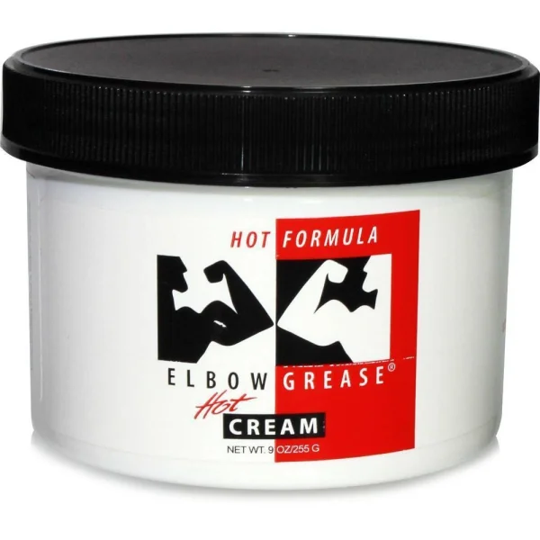 Elbow Grease Hot Cream - Oil-Based Lube | 9oz