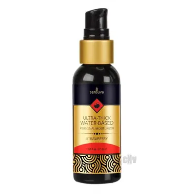 Sensuva Ultra Thick Water Based Moisturizer Strawberry 1 93oz