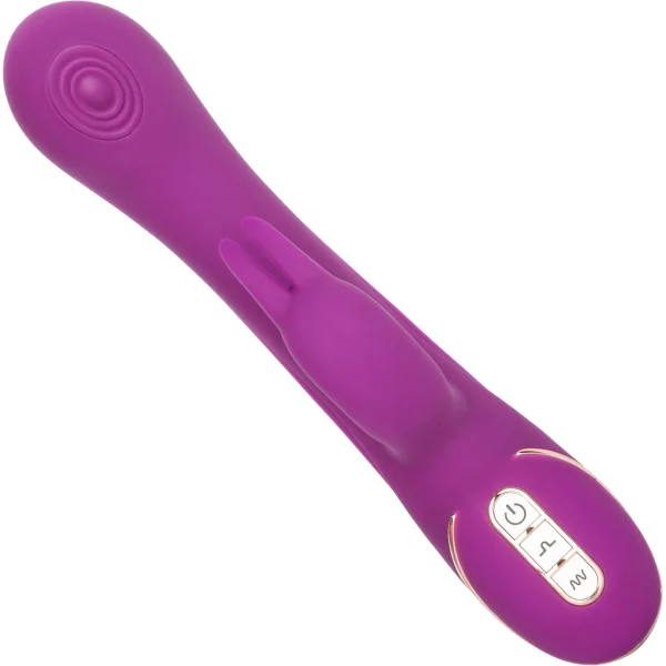 Jack Rabbit Signature Silicone Thumping Rabbit Dual Stimulation Vibrator by CalExotics