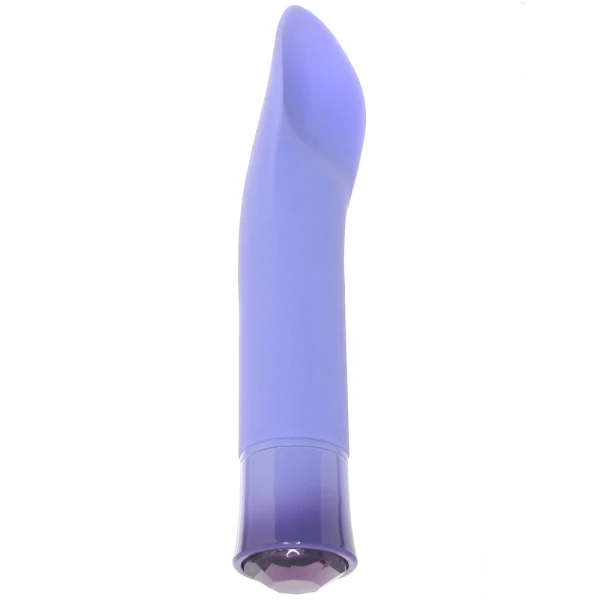 Oh My Gem Enrapture Rechargeable Waterproof Silicone Warming Clitoral Vibrator By Blush - Tanzanite