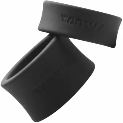 Super Soft Silicone Ball Stretcher By Tantus Black