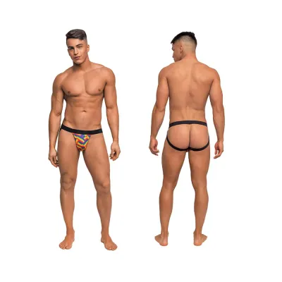 Male Power Pride Fest Jock Print L xl