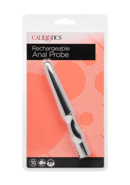 Rechargeable Anal Probe in Silver