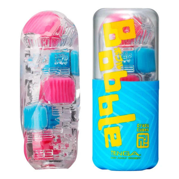 Tenga Bobble Penis Masturbation Sleeve - Crazy Cubes