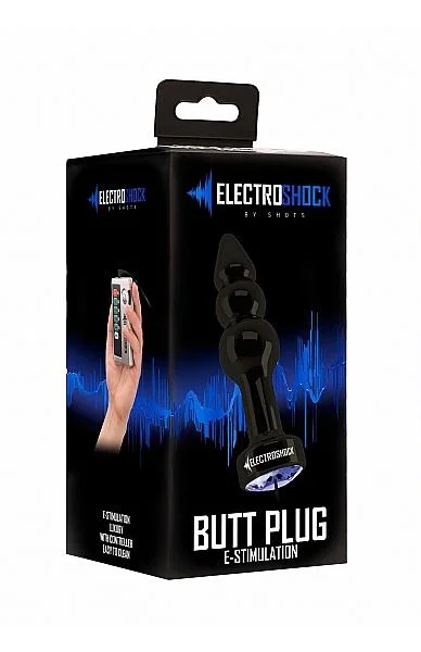 Ribbed Butt Plug - Gun Grey