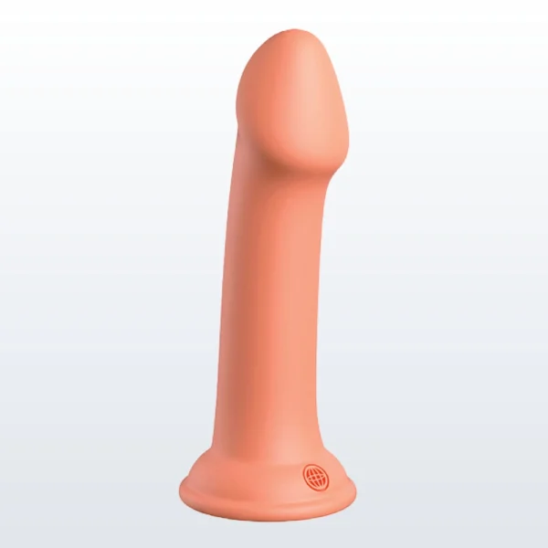 Dillio Platinum Big Hero Silicone 6" Suction Cup Dildo - Peach