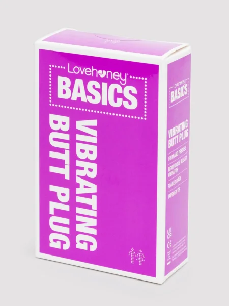BASICS Vibrating Butt Plug 4.5 Inches