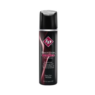 Id Backslide Silicone Anal Lubricant 8 5oz Flip Cap Bottle