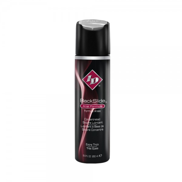 Id Backslide Silicone Anal Lubricant 8.5oz Flip Cap Bottle