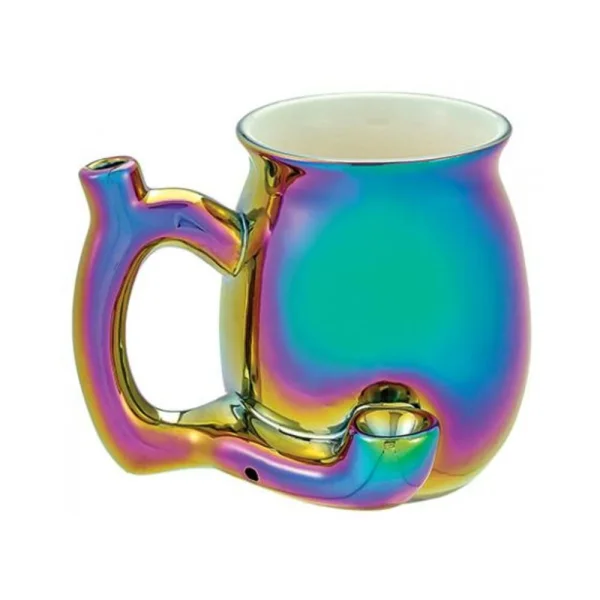 Games & Novelty: Fashioncraft Electroplated Iridescent Roast & Toast Mug