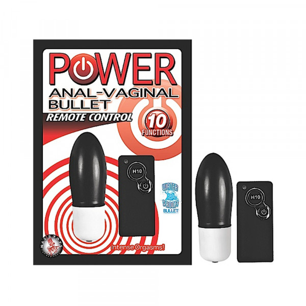 Power Anal-vagina Bullet-black