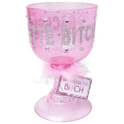 Bachelorette Bitch Pimp Cup Pink