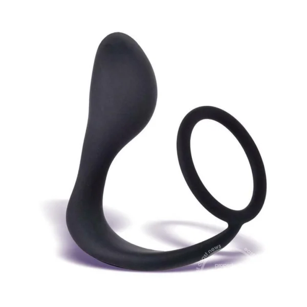 P-Zone Ring Prostate Massager & Cock Ring Black — image 4 of 5