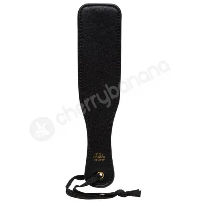 Fifty Shades Of Grey Bound To You Faux Leather Black Small Paddle