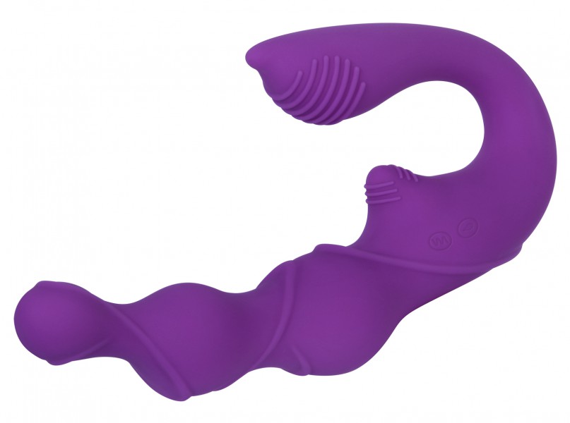 6'' Vibrating Strapless Strap On