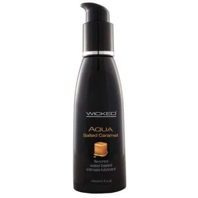 Aqua Salted Caramel Water Based Lubricant 4 Oz