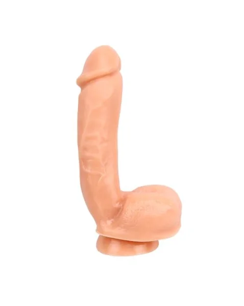 Hard On Suction Dildo With Balls - 9 Inch