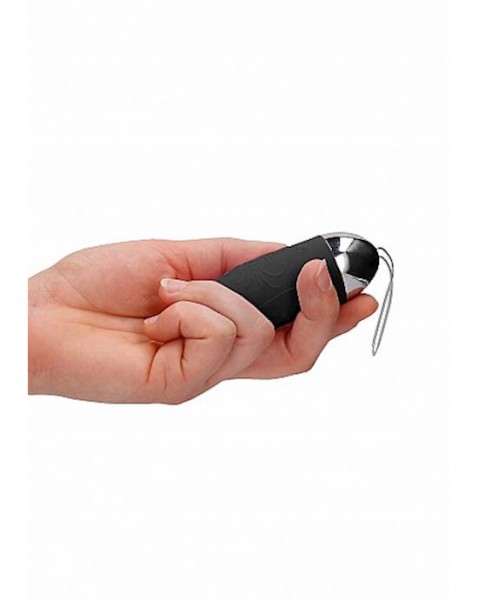 Luca - Rechargeable Remote Control Love Egg - Black - 4.7 Inch