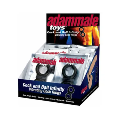Adam Male Cock Ball Infinity Cock Ring Display Of 24