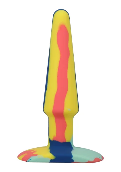 A-Play Groovy Silicone 5" Anal Plug By Doc Johnson - Berry