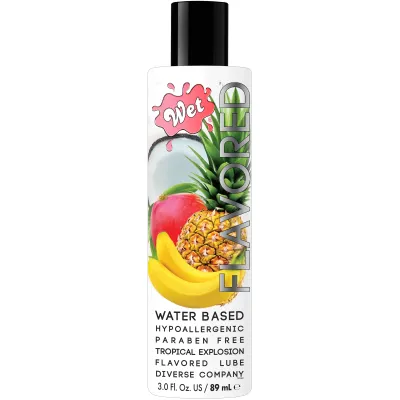 Wet Flavored Tropical Explosion 3 Fl Oz
