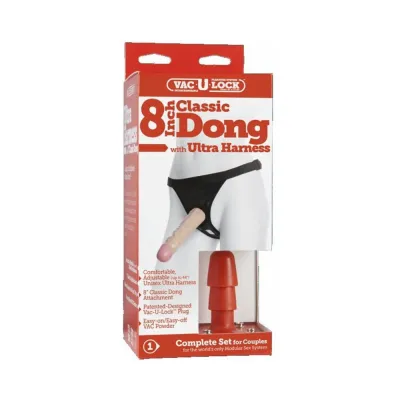 Vac U Lock Set 8 Classic Dong with Ultra Harness
