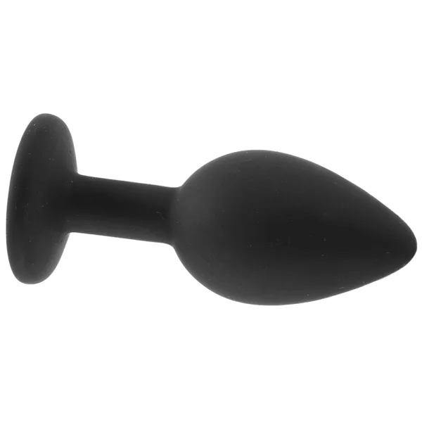 Regular Diamond Butt Plug - Black