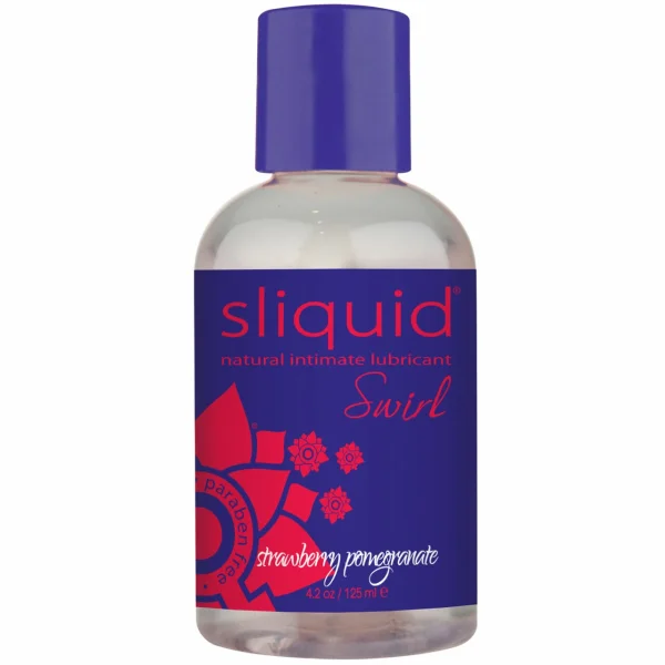 Sliquid Naturals Swirl Strawberry Pomegranate - Water-Based Lube | 4.2oz