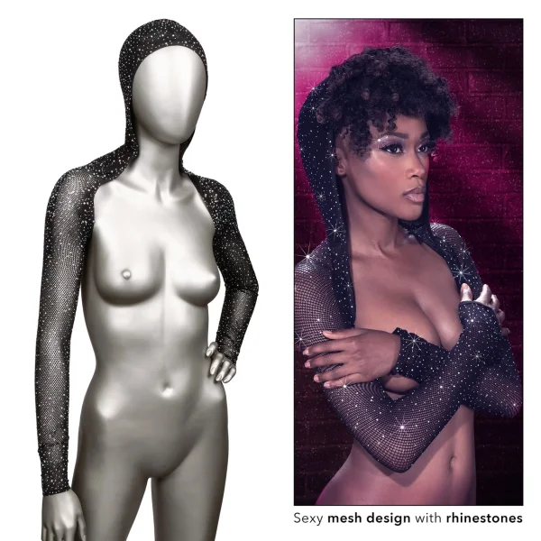 Radiance Hooded Shoulder Shrug By CalExotics