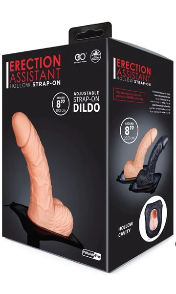 8" Hollow Strap On System