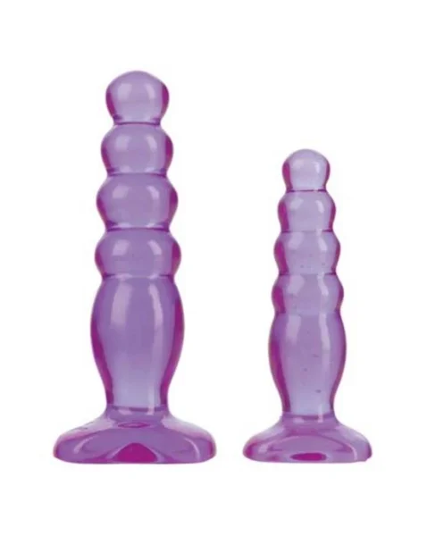Crystal Jellies Anal Delight Trainer Kit - Purple