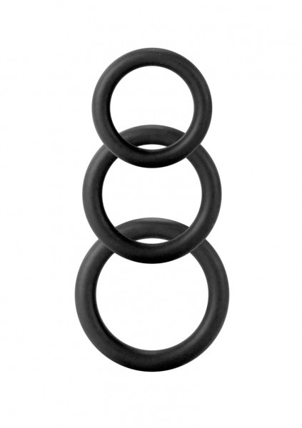Twiddle Rings - 3 Sizes - Black - Best Cock Ring