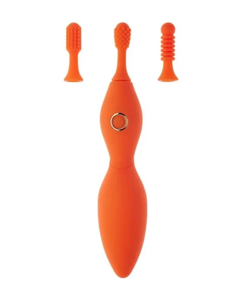 Share Satisfaction Tanda Clitoral Vibrator - Orange