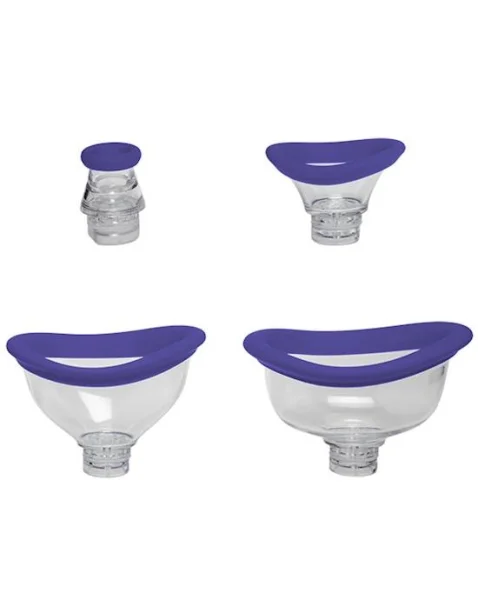 Bloom-intimate Body Pump Vibrator - 4-in-1 Interchangeable Set