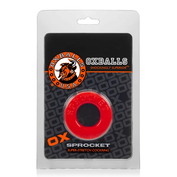 Sprocket Cockring Atomic Jock - Red — image 4 of 4