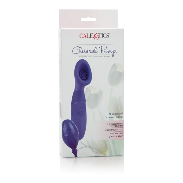 Waterproof Silicone Clitoral Pump - Purple — image 22 of 25