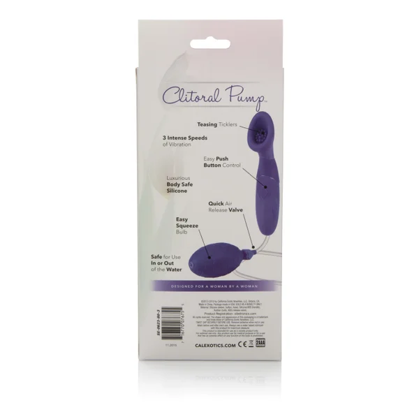 Waterproof Silicone Clitoral Pump - Purple — image 23 of 25