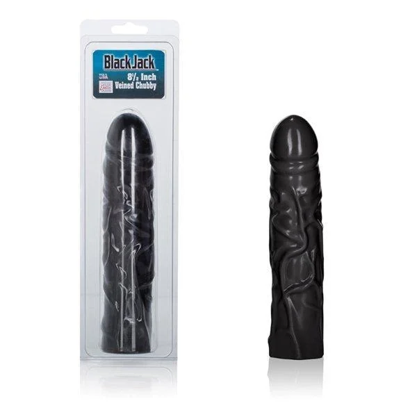 Black Veined Chubby Dildo — image 8 of 8