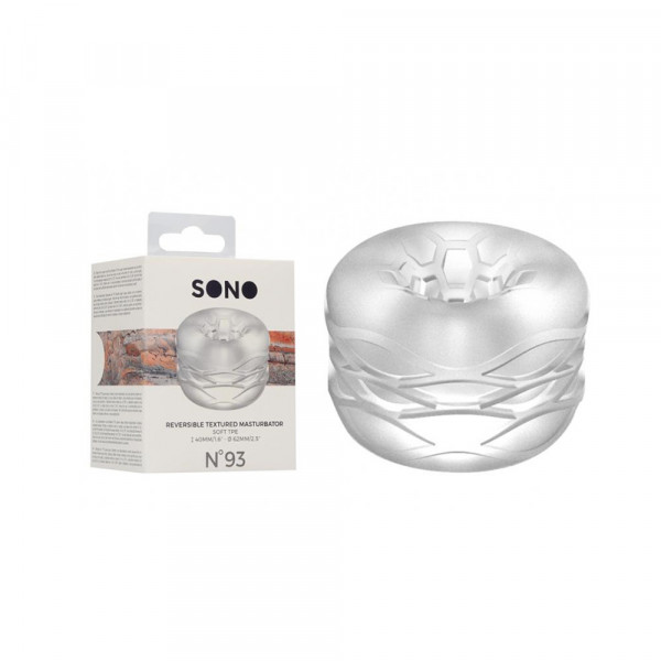 Sono No. 93 - Reversible Textured Masturbator Clear