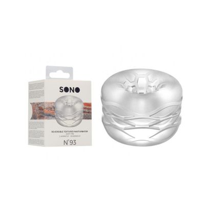 Sono No 93 Reversible Textured Masturbator Clear