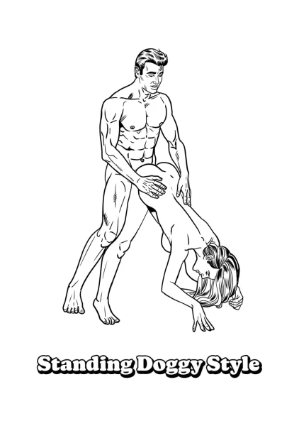 The Sexiest Sex Positions Coloring Book — image 7 of 8