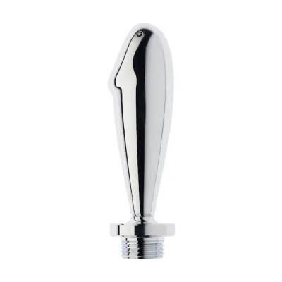 Kink Range Stainless Steel Enema Dildo 2 8 Inch Silver