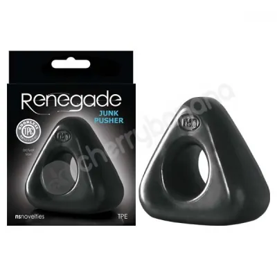 Renegade Junk Pusher Black Cock Ring