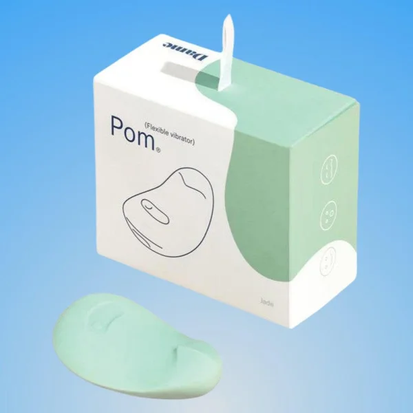 Dame Pom Flexible Palm Sized Vibrator - Jade Green