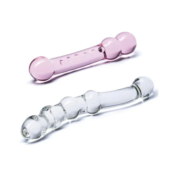Double Pleasure Glas Dildo Set 2pc — image 8 of 13