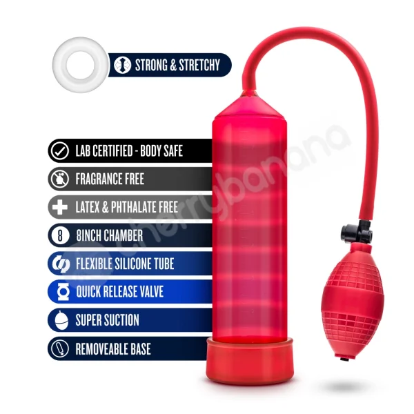 Performance 101 Starter Series Red Penis Pump