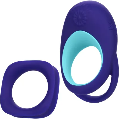 Link Up Alpha Silicone Rechargeable Vibrating Cock Ring By CalExotics