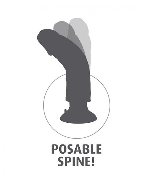 King Cock 10 Inch Vibrating Dildo - Tan - 10 Inch