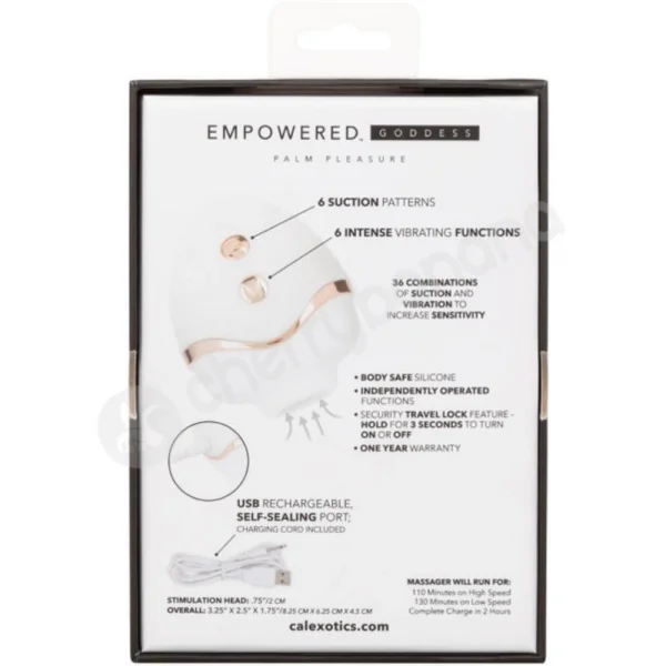 Empowered Palm Pleasure Goddess Clitoral Suction & Vibration
